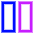 Dashboard Vertical Rectangle Icon from Sharp Neon Set