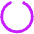 Circle Notch Icon from Sharp Neon Set