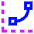 Curves Levels Graph Icon from Sharp Neon Set