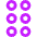 Reorder Dots Vertical Icon from Sharp Neon Set