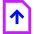 Upload File Icon from Sharp Neon Set