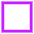 Square Icon from Sharp Neon Set