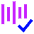 Voice Activation Check Validate Icon from Sharp Neon Set