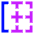 Border Left Icon from Sharp Neon Set