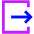 Logout 1 Icon from Sharp Neon Set