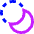 Pathfinder Circle Minus Back 2 Icon from Sharp Neon Set