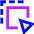 Multi Select Cursor Icon from Sharp Neon Set