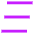 Hamburger Menu 3 Icon from Sharp Neon Set