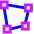 Perspective Warp Transform Distort Icon from Sharp Neon Set