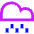 Rain Cloud Icon from Sharp Neon Set