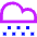 Snow Cloud Icon from Sharp Neon Set