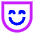 Happy Mask Icon from Sharp Neon Set