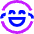 Smiley Laughing 1 Icon from Sharp Neon Set