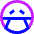 Smiley Mask Icon from Sharp Neon Set