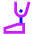 Prosthetic Leg Icon from Sharp Neon Set