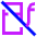Empty Gas Icon from Sharp Neon Set