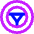 Steering Wheel Icon from Sharp Neon Set