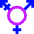 Transgender Symbol Icon from Sharp Neon Set