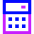 Calculator 1 Icon from Sharp Neon Set