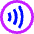 Contactless Payment Icon from Sharp Neon Set
