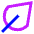 Leaf Icon from Sharp Neon Set