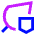 Leaf Protect Icon from Sharp Neon Set