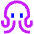 Octopus Icon from Sharp Neon Set