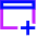 Browser Add Icon from Sharp Neon Set