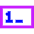Number Field Icon from Sharp Neon Set