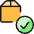 Shipment Check Icon from Ultimate Colors Set