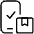 Shipment Smartphone Arrive Icon from Ultimate Light Set