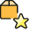 Shipment Star Icon from Ultimate Colors Set