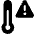 Temperature Sensitive Attention Icon from Ultimate Bold Set