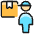 Delivery Package Person Icon from Ultimate Colors - Free Set