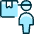 Delivery Package Person Icon from Ultimate Duotone - Free Set
