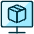 Shipment Online Monitor 1 Icon from Ultimate Duotone - Free Set