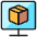 Shipment Online Monitor 1 Icon from Ultimate Colors - Free Set