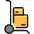 Warehouse Cart Packages 3 Icon from Ultimate Colors Set