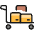 Warehouse Cart Packages Icon from Ultimate Colors Set