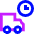 Transfer Truck Time Icon from Sharp Neon - Free Set