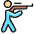 Shooting Rifle Person Aim icon - Free transparent PNG, SVG. No sign up needed.