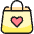 Shopping Bag Heart icon - Free transparent PNG, SVG. No sign up needed.