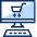 Shopping Cart Application PC 2 Icon from Cyber Duotone Set