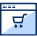 Shopping Application Window Icon from Cyber Duotone Set | Free Download as SVG Vector and Transparent PNG | Streamline icons