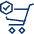 Shopping Cart Check Icon from Cyber Line Set