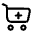 Cart Plus Icon from Solar Linear Set