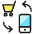 Mobile Shopping Cart Exchange Icon from Ultimate Colors - Free Set