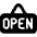 Shop Sign Open Icon from Ultimate Bold - Free Set