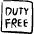 Shopping Bag Duty Free Icon from Freehand - Free Set