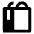 Shopping Bag Side Icon from Nova Line - Free Set